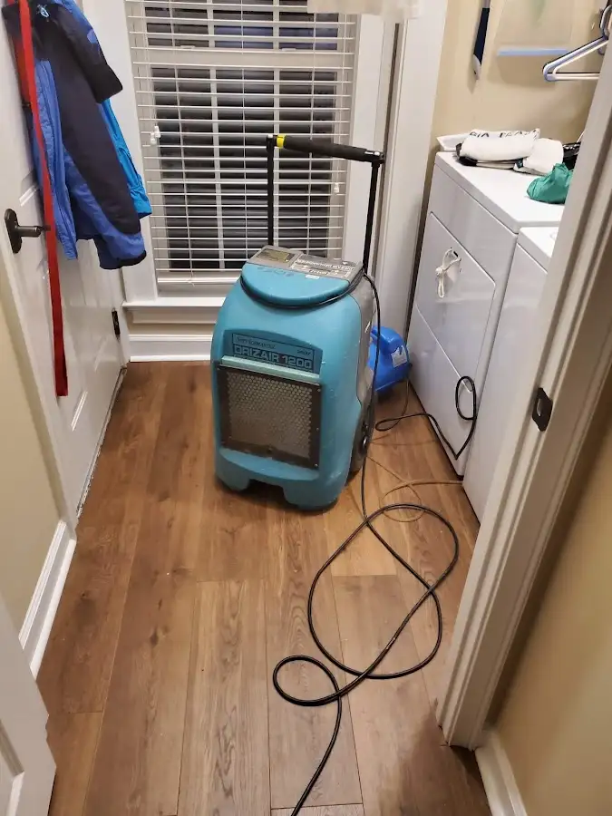 Commercial dehumidifier deployed for Flood Damage Cleanup in Tinton Falls