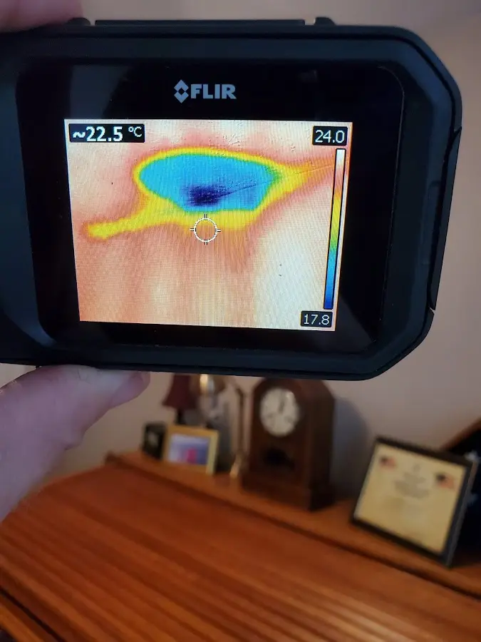 Thermal imaging inspection for water damage in Tinton Falls